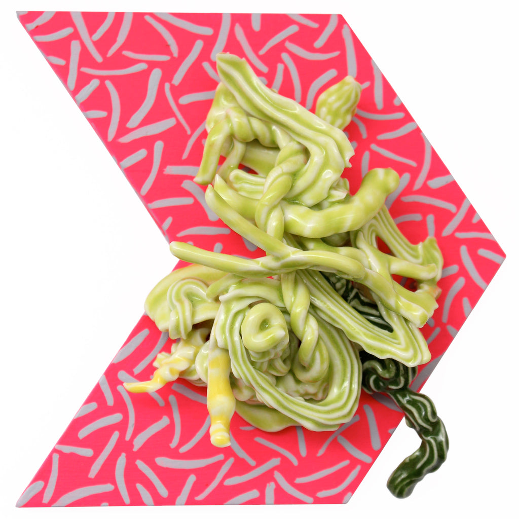 Scatterbow - chartreuse by Janna van Hasselt