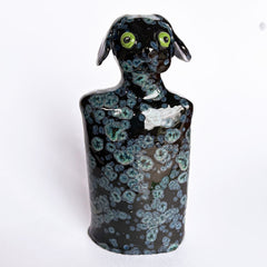 Little Black Crystal Dog #1 by Mark Rayner