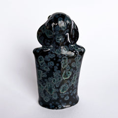Little Black Crystal Dog #2 by Mark Rayner