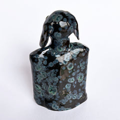 Little Black Crystal Dog #5 by Mark Rayner