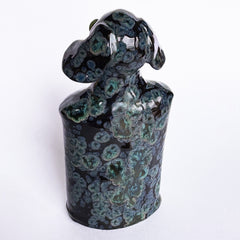 Little Black Crystal Dog #6 by Mark Rayner