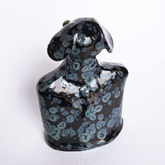 Little Black Crystal Dog #8 by Mark Rayner