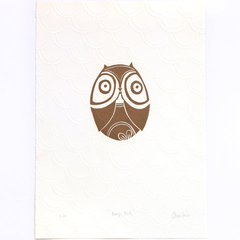 Bronze Owl by Annie Sandano