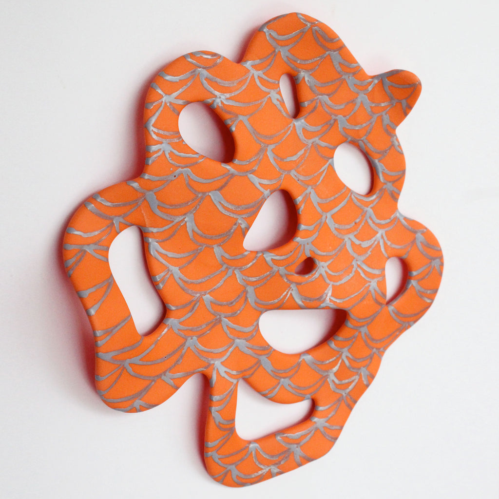 Orange Flake by Janna van Hasselt