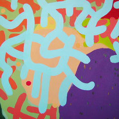 Landscape surrounded by night light and stars by Tevita Sung, New Work