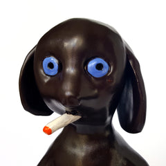 Smoking Dog by Mark Rayner